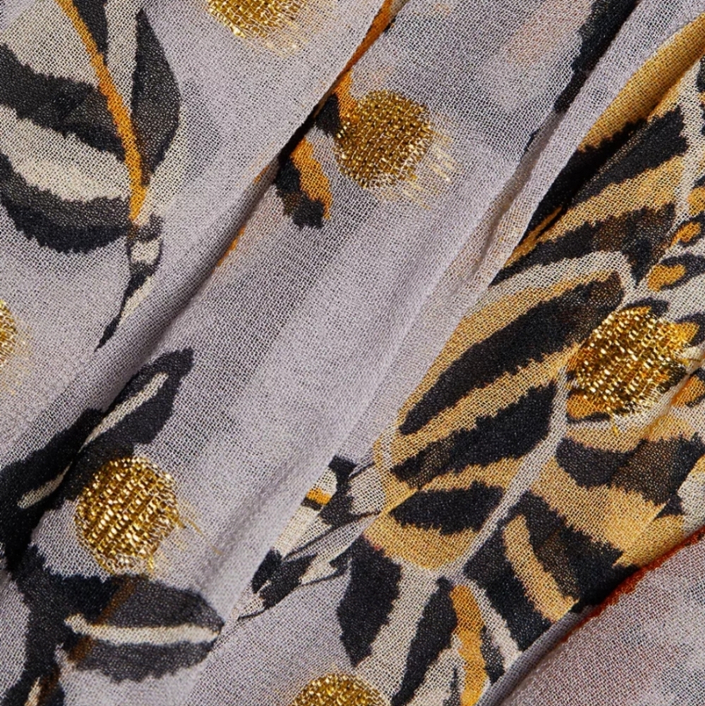 Farm RioFloral Tapestry Metallic Dot Miniskirt - Picture 5 of 10